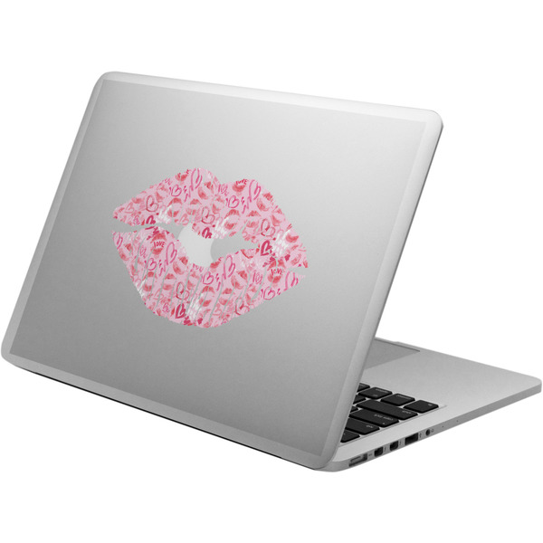 Custom Lips n Hearts Laptop Decal
