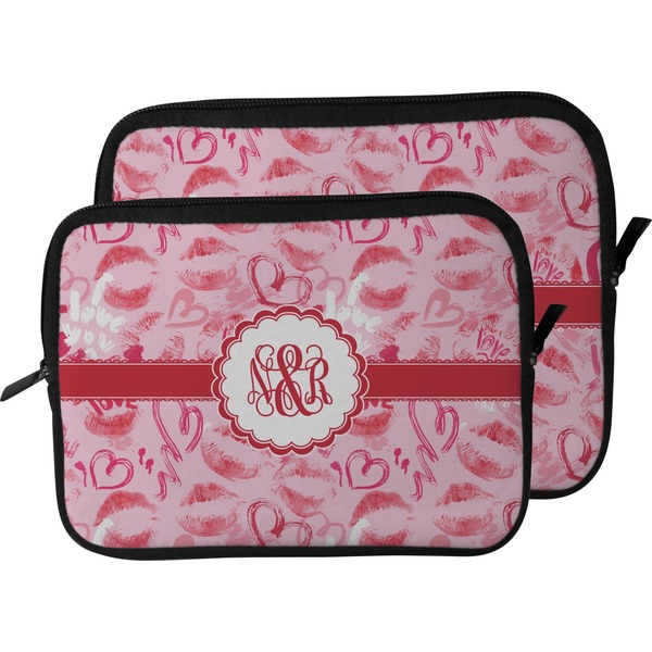 Lips n Hearts Laptop Sleeve (Size Comparison)