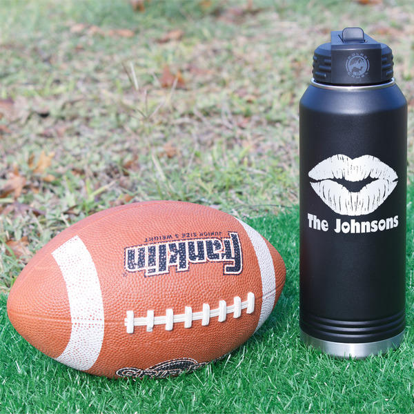 Lips n Hearts Laser Engraved Water Bottles - In Context