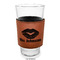 Lips n Hearts Laserable Leatherette Mug Sleeve - In pint glass for bar
