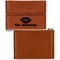 Lips n Hearts Leather Business Card Holder Front Back Single Sided - Apvl