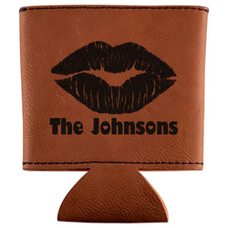 Lips n Hearts Leatherette Can Sleeve (Personalized)