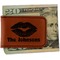 Lips n Hearts Leatherette Magnetic Money Clip - Front