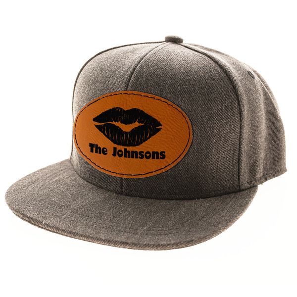 Lips n Hearts Leatherette Patches - LIFESTYLE (HAT) Oval