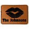 Lips n Hearts Leatherette Patches - Rectangle