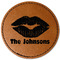 Lips n Hearts Leatherette Patches - Round
