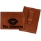 Lips n Hearts Leatherette Wallet with Money Clips - Front and Back