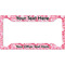 Lips n Hearts License Plate Frame - Style A
