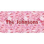Lips n Hearts Front License Plate (Personalized)