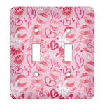 Lips n Hearts Light Switch Cover (2 Toggle Plate)