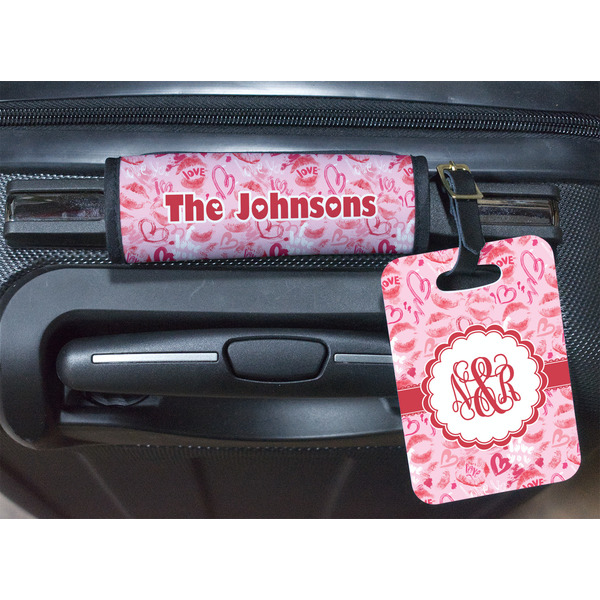 Lips n Hearts Luggage Wrap & Tag