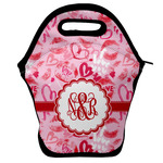 Lips n Hearts Lunch Bag w/ Couple's Names