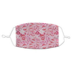 Lips n Hearts Adult Cloth Face Mask (Personalized)