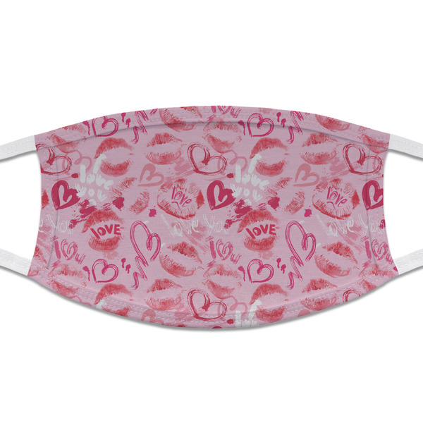 Custom Lips n Hearts Cloth Face Mask (T-Shirt Fabric)