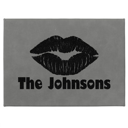 Lips n Hearts Medium Gift Box w/ Engraved Leather Lid (Personalized)