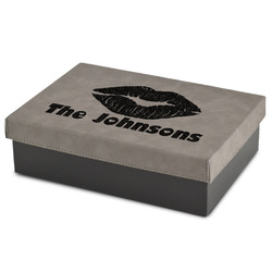 Lips n Hearts Gift Boxes w/ Engraved Leather Lid (Personalized)