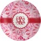 Lips n Hearts Melamine Plate (Personalized)