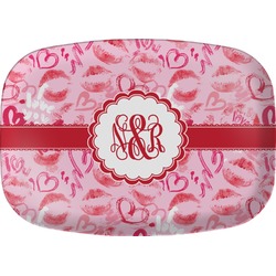 Lips n Hearts Melamine Platter (Personalized)