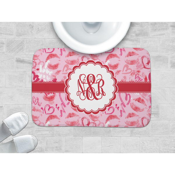 Lips n Hearts Memory Foam Bath Mat - LIFESTYLE 34x21