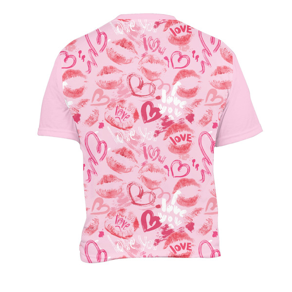 Lips n Hearts Men's Crew Neck T Shirt Medium - Back