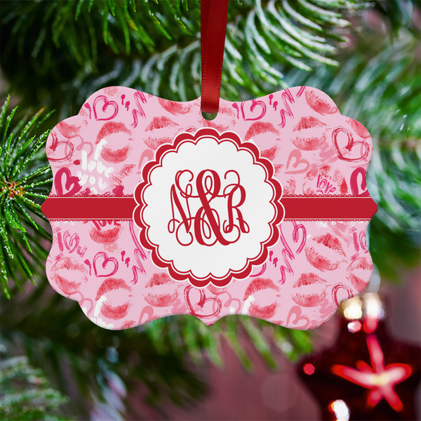 Lips n Hearts Metal Benilux Ornament - Lifestyle