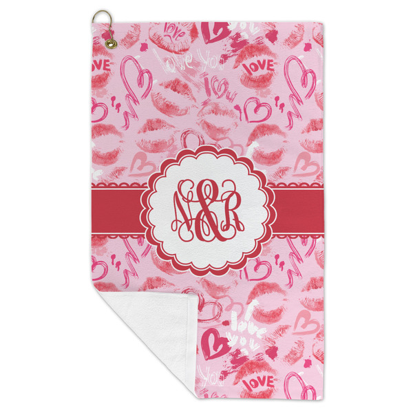 Lips n Hearts Microfiber Golf Towels - FOLD