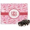 Lips n Hearts Dog Blanket - Large (Personalized)