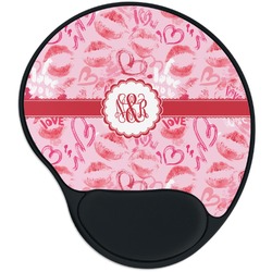Lips n Hearts Mouse Pad with Wrist Support