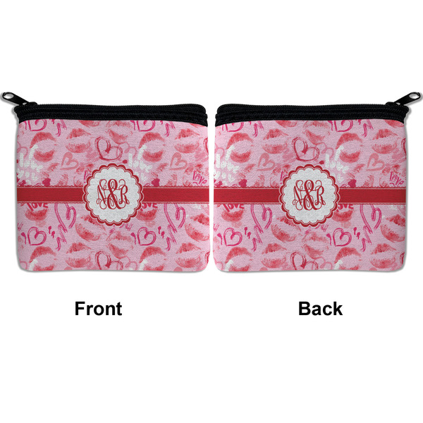 Lips n Hearts Neoprene Coin Purse - Front & Back (APPROVAL)