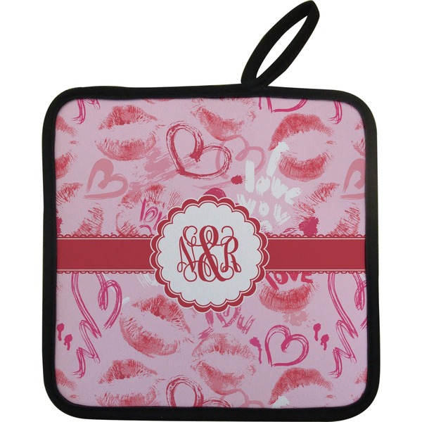 Lips n Hearts Neoprene Pot Holder