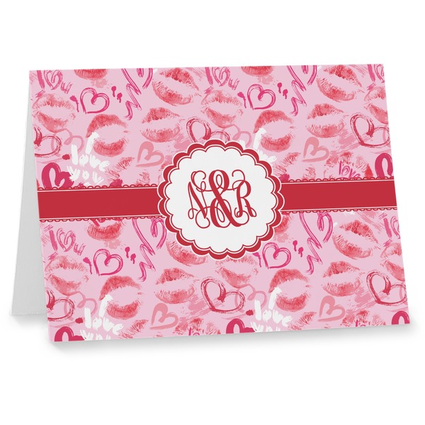 Custom Lips n Hearts Note cards (Personalized)