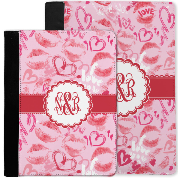Lips n Hearts Notebook Padfolio - MAIN