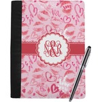 Lips n Hearts Notebook Padfolio - Large w/ Couple's Names