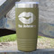 Lips n Hearts 20 oz Stainless Steel Tumbler - Olive - Single Sided (Personalized)