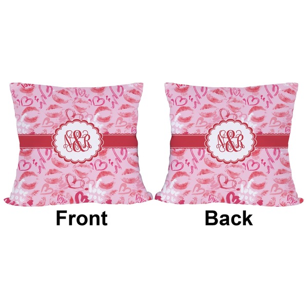 Lips n Hearts Outdoor Pillow - 18x18