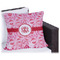 Lips n Hearts Outdoor Pillow