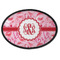 Lips n Hearts Oval Patch