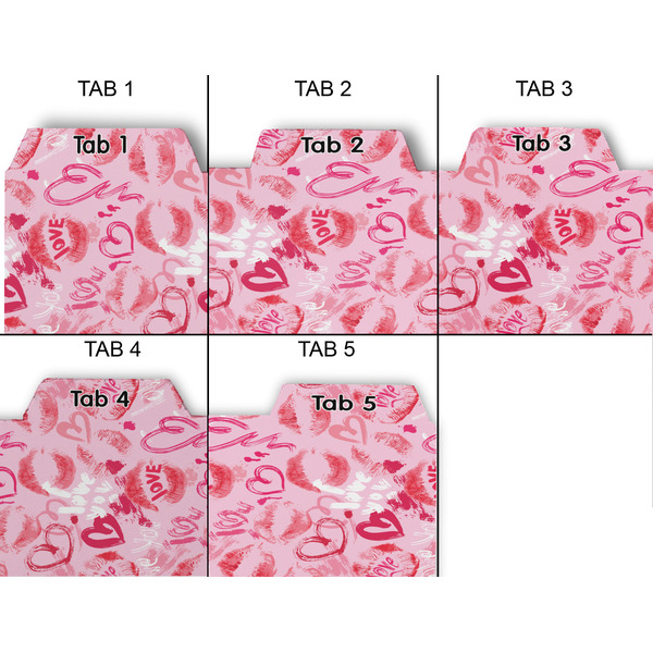 Lips n Hearts Page Dividers - Set of 5 - Approval