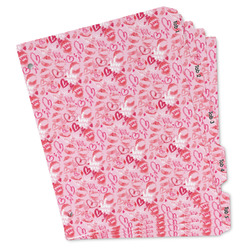 Lips n Hearts Binder Tab Divider Set (Personalized)
