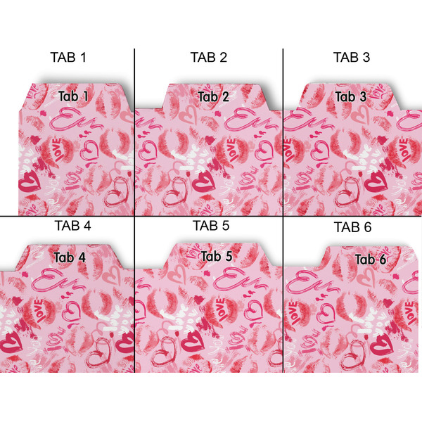 Lips n Hearts Page Dividers - Set of 6 - Approval