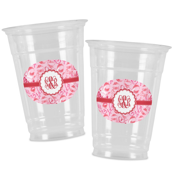 Lips n Hearts Party Cups - 16oz - Alt View