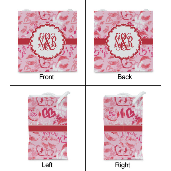Lips n Hearts Party Favor Gift Bag - Matte - Approval