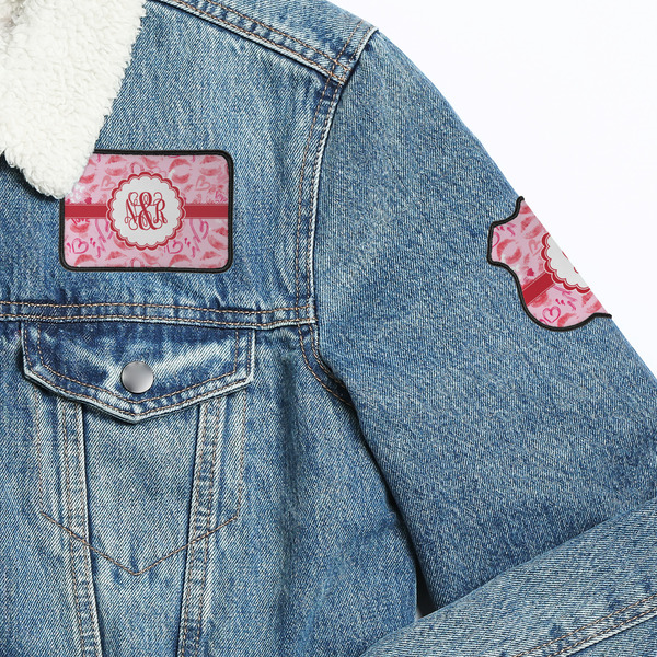 Lips n Hearts Patches Lifestyle Jean Jacket Detail