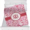 Lips n Hearts Minky Blanket - Toddler / Throw - 60"x50" - Single Sided (Personalized)