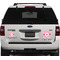 Lips n Hearts Personalized Square Car Magnets on Ford Explorer