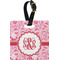 Lips n Hearts Personalized Square Luggage Tag