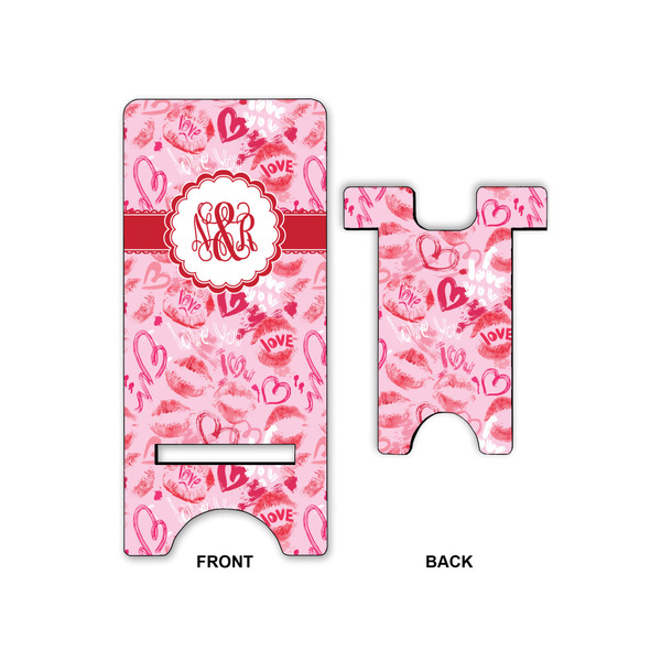 Lips n Hearts Phone Stand - Front & Back