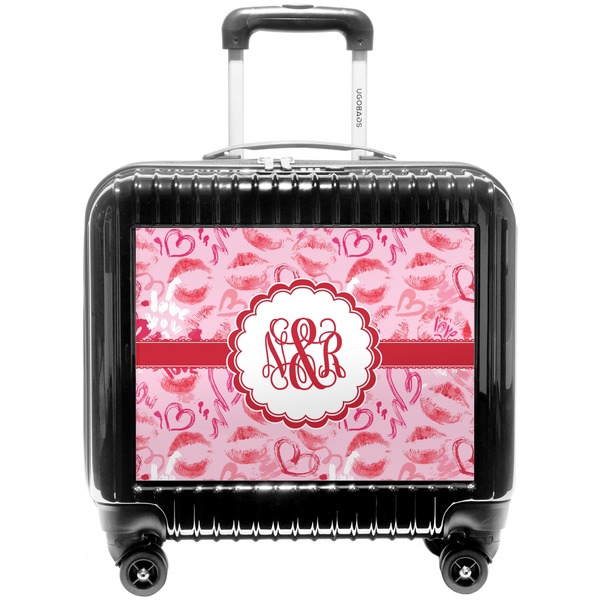Custom Lips n Hearts Pilot / Flight Suitcase (Personalized)