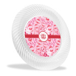 Lips n Hearts Plastic Party Dinner Plates - 10" (Personalized)