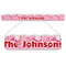 Lips n Hearts Plastic Ruler - 12" (Personalized)
